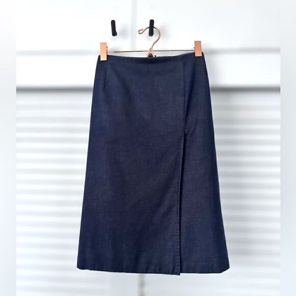 Brooks Brothers Wool Navy Pencil Skirt Career size 10P - Picture 2 of 16